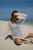 VYB Women's White Crochet Long Sleeve Tunic Dress - 0825610670003