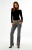 Pacsun Women's Jade Low Rise Bootcut Jeans Button Pocket Gray - 0860602840132