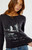 Daisy Street Women's Midnight Long Sleeve Top - 0731600250020