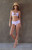TOAST Women's Purple Twist Ribbed Tank Bikini Top - 0825493870074