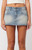 ABRAND Women's 99 Caitlin Low Rise Denim Mini Skirt - 0840601700013