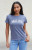 John Galt Women's Navy Chloe Malibu Embroidered T-Shirt - 0790601600478