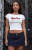 John Galt Women's Elodie New York Applique Cropped T-Shirt - 0790601600510