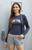 John Galt Women's 28 Applique Sweat Shorts - 0842601600298