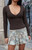 John Galt Women's Camo Pleated Mini Skirt - 0845601600060