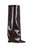 AZALEA WANG Women's Kenya Brown Faux Leather Wedge Boots - 0580611590085