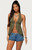 Edikted Women's Skye Backless Split Front Halter Top - 0731609691482