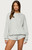 Edikted Women's Baila Waffle Henley Top - 0731609691484
