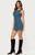 Edikted Women's Zurey Stretchy Denim Romper - 0870609690519