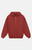 Fear of God ESSENTIALS Men's Crimson Heavy Fleece Full Zip Hoodie - 0192468680020152