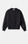 Fear of God ESSENTIALS Men's Jet Black Classic Fleece Crew Neck Sweatshirt - 0192250500821861