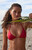 Pacsun Women's Red Summer Triangle Bikini Top - 0810451180050060