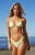 Pacsun Women's Green & White Rae Plaid High Cut Bikini Bottom - 0811451180094186