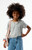 Pacsun Kids Kids Heather Gray Ribbed Skimmer T-Shirt - 0783461580042