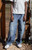 Pacsun Men's Paneled Baggy Cargo Jeans Medium Blue - 0784454210163