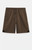 Fear of God ESSENTIALS Men's Brown Active Trace Relaxed Shorts - 0160609930026020