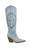 AZALEA WANG Women's Aamina Denim Western Boots - 0580611590119