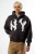 Pacsun Men's NY Raw Applique Full Zip Up Hoodie - 0193519270009