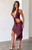 Tiger Mist Women's Diamante High-Low Midi Skirt - 0840611390010