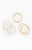 LA Hearts Women's 8 Pack Gold Mega Metal Stacked Bangles - 0656610470027