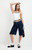 Pacsun Women's Peyton Extreme Jorts Contrast Stitch Dark Blue - 0829454210190