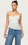 Edikted Women's Asymmetric Cowl Neck Tank Top - 0260609690023