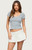 Edikted Women's Kady Striped Henley T-Shirt - 0262609690001