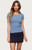 Edikted Women's Panyah Striped Henley T-Shirt - 0262609690010