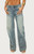 Edikted Women's Raelynn Washed Low Rise Baggy Jeans - 0267609690002