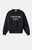 Fear of God ESSENTIALS Men's Jet Black '90s Fit Fleece Crew Neck Sweatshirt - 0192250500827861