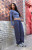 John Galt Women's Blue Hilary Yoga Sweatpants - 0844601600318