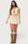 Edikted Women's Sequin Backless Cowl Neck Mini Dress - 0271609690014