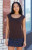John Galt Women's Brown Scoop Neck Top - 0704601601830