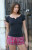 John Galt Women's Black Zelly Short Sleeve Top - 0704601601781