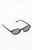 Pacsun Women's Mia Black Oval Sunglasses - 0650611000007
