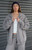 John Galt Women's Light Gray Christy Full Zip Oversized Hoodie - 0793601600237