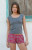 John Galt Women's Gray Zelly Basic Top - 0704601601834
