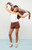 Pacsun Women's Ultra Soft Fleece Core Hibiscus Mini Sweat Shorts - 0821484260018