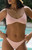 Pacsun Women's Pink Jessie Scrunch Bralette Bikini Top - 0810451180082066