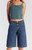 Pacsun Women's Dark Indigo Extreme Jorts - 0829602180145