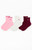 adidas Women's 3 Pack Valentine's Ruffled Quarter Socks - 0673505030007