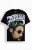 RODMAN BRAND Men's Tribal Head All Over Print Oversized T-Shirt - 0097603260279