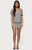 Edikted Women's Striped Off Shoulder Cutout Mini Dress - 0271609690032