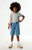 FORD Kids Medium Blue Baggy Denim Shorts - 0787611110001