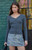 John Galt Women's Gray Ribbed Long Sleeve Cardigan - 0704601601877
