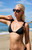 Pacsun Women's Black Crystal Tall Triangle Bikini Top - 0810603590093001