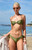 Pacsun Women's Green Celeste Shine V Side Tie Cheeky Bikini Bottom - 0811603490008030