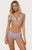 Edikted Women's Carlota Striped Triangle Bikini Top - 0270609690034