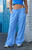 John Galt Women's Blue Plaid Anastasia Baggy Pants - 0844601600347