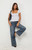 Your Favorite Women's Bonnie Short Sleeve Button Front Babydoll Top - 0703461580024